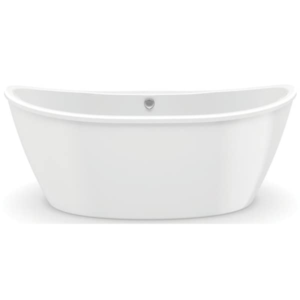 Maax Delsia 6636 Series Bathtub, 59 gal Capacity, 66 in L, 36 in W